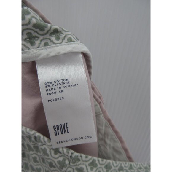 Spoke Shorts 34 Sharp Chino Stretch Build B 9” Inseam Snap Preppy - Picture 8 of 10